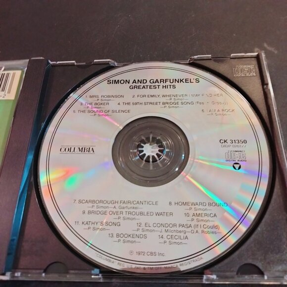 Simon Garfunkel Greatest Hits Compilation 1972 CD - Picture 4 of 6